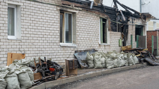 Professional Fire Damage Removal technician working in Dunn Loring, VA